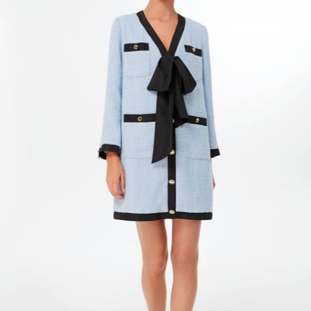 Light Blue Coco Tweed Bow Dress
POMANDER PLACE